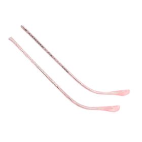 Clear Pink Plastic Eyeglass Replacement Temple Arms Glasses Replacement Parts for Eyeglass Repair,1 Pair