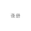 1 cttw Certified IGI Lab Grown Round Diamond Stud Earrings 14k White Gold (G/VS2)