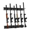 VEVOR Gun Rack, Indoor Gun Rack Wall Mount, 6-Slot Vertical Rifle Shotgun Gun Rack, 180 lb Heavy Duty Metal Wall Gun Rack Display Stand with Soft Padd