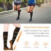 Unisex Copper Compression Socks Women Man Durable Hose Graduated Support Socks for Running Nursing Shin Splints Edema Swelling Recovery