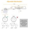 Non Electric Cold Water Mechanical Bidet Toilet Seat Attachment Fresh Water Sprayer Dual Nozzles for Feminine Wash