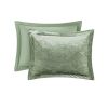 4 Pcs Velvet Comforter Set with Throw Pillow(King/Cal King)