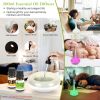 200ml Cool Mist Humidifier Ultrasonic Aroma Essential Oil Diffuser w/7 Color LED Lights Waterless Auto Off for Office Home Room Study Yoga Spa