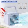 Portable USB Personal Mini Air Conditioner Fan;  3 Speeds;  Quiet;  Adjustable Vane;  Ice Water Tank