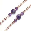 Vintage Sunglasses Straps Eyeglass Chains and Cords Stone Glass Beads Eyeglasses Holder Eyeglass Chains for Women, Purple