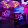 3D Big Cloud Light Kit, Music Sync RGB Multicolor Changing Strip Lights DIY Decorations Cloud Light Lamp For Gaming Room Home Bedroom Party Decor -1Pa