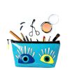 Biggdesign My Eyes On You Glossy Makeup Bag