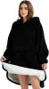 Krifey Wearable Blanket Hoodie, Oversized Sherpa Hooded for Women and Men, Cozy Sweatshirt with Giant Pocket