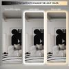 Full Length Mirror Lighted Vanity Body Mirror LED Mirror Wall-Mounted Mirror Big Size Rounded Corners, Bedroom,Living Room,Dressing Room Hotel