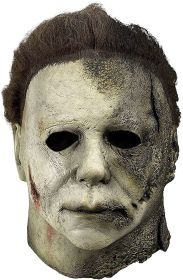 2022 Michael Myers Masks Halloween Horror Cosplay Costume Latex Props Latex Horror Scary Masks for Adult Cosplay Costume Grey (Color: 2)