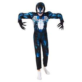 Kids Venom Cosplay Superhero Cosplay Scary Drag Party Costumes Halloween Costumes (size: M)