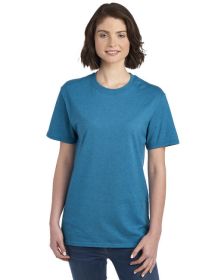 Adult Premium Blend Ring-Spun T-Shirt - J NAVY - S (Color: DIGI TEAL HTHR, size: S)