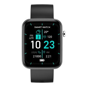 Advanced Smartwatch With Three Bands And Wellness + Activity Tracker (Color: Black)