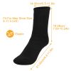 3 Pairs Men Warm Wool Socks Soft Cozy Winter Thermal Socks For Men Thick Heat-Trapping Moisture Wicking Socks