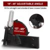 Lawn Mower Blade Sharpener 15¬∞-45¬∞ Adjustable Sharpener for Straight and Standard Lawn Mower Blades