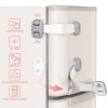 Home Baby Safety Protection Lock Anti-Clip Hand Door Closet Cabinet Locks Fo Fridge Cabinet Drawer Box Safe Lock For Kids No Tools Or Drilling Child S